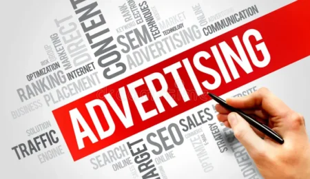 Panduan lengkap cara pasang iklan gratis di google, facebook, olx, dan platform lain advertising word cloud business concept 56936998